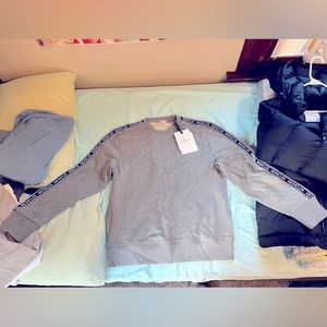 Moncler maglia girocollo sweatshirt, grey, never worn, WITH TAG